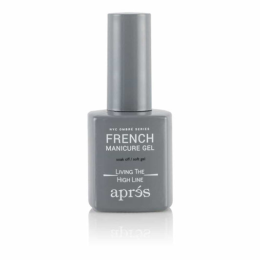White Smoke Apres French Manicure Gel Ombre - Living The High Lin AB-128