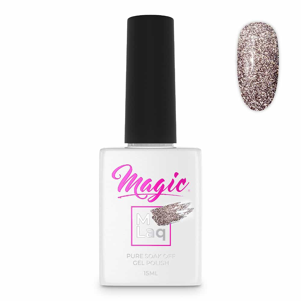 White Smoke Magic Gel Polish MLaq Reflections Lilac Grey -