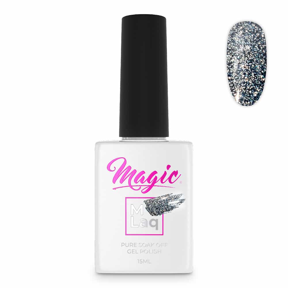 White Smoke Magic Gel Polish MLaq Reflections Sky -