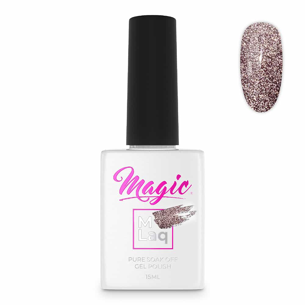 White Smoke Magic Gel Polish MLaq Reflections Pink -
