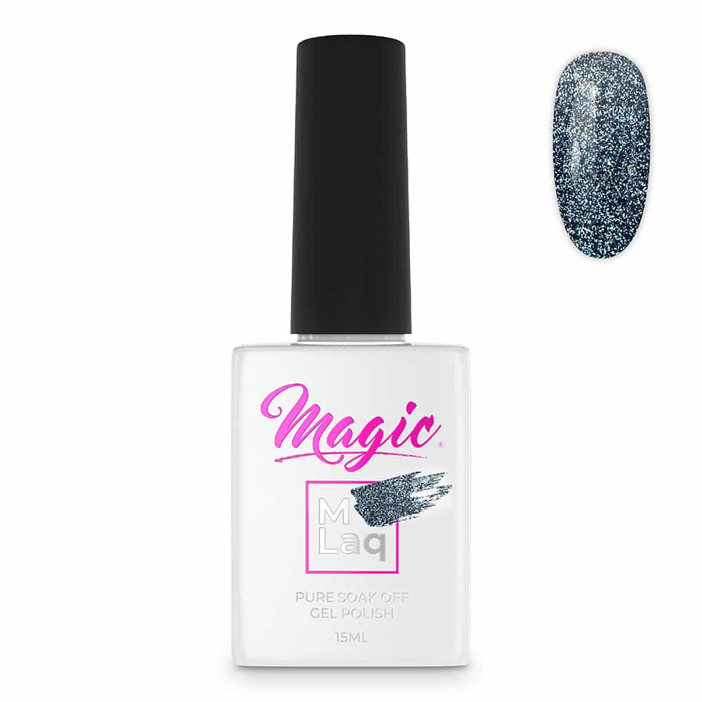 White Smoke Magic Gel Polish MLaq Reflections Lakeview -