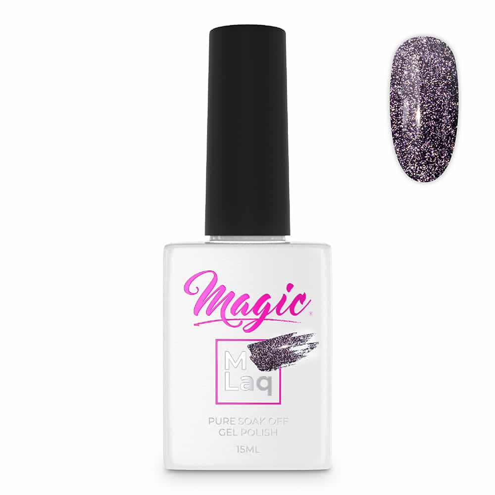 White Smoke Magic Gel Polish MLaq Reflections Violet -