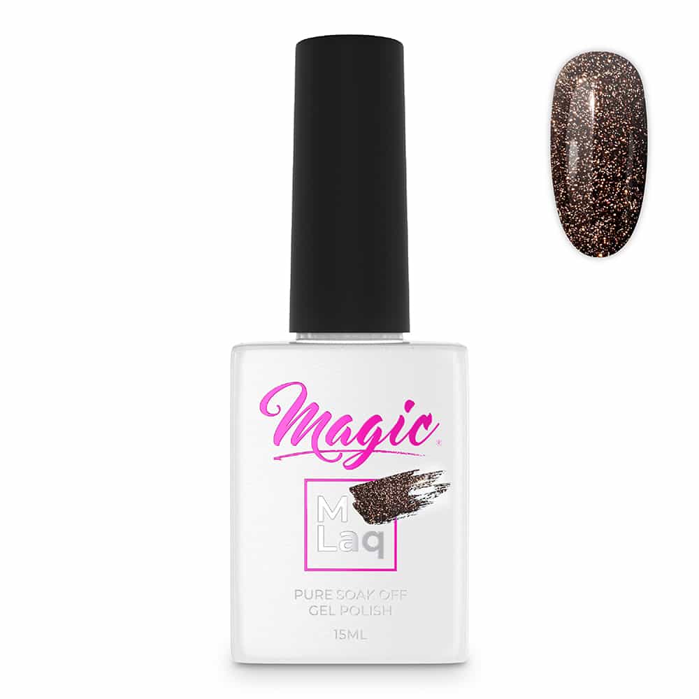White Smoke Magic Gel Polish MLaq 15 ml - Reflections Brown