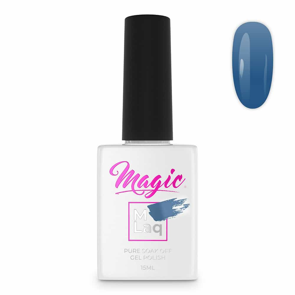 White Smoke Magic Gel Polish MLaq Bluestone -