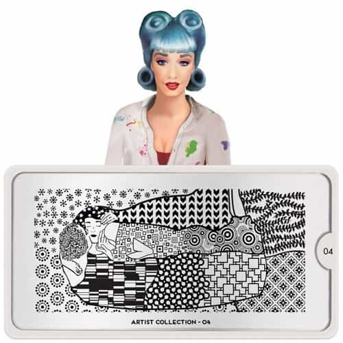 White Smoke MoYou Nail Art Plate Collection Artist 04