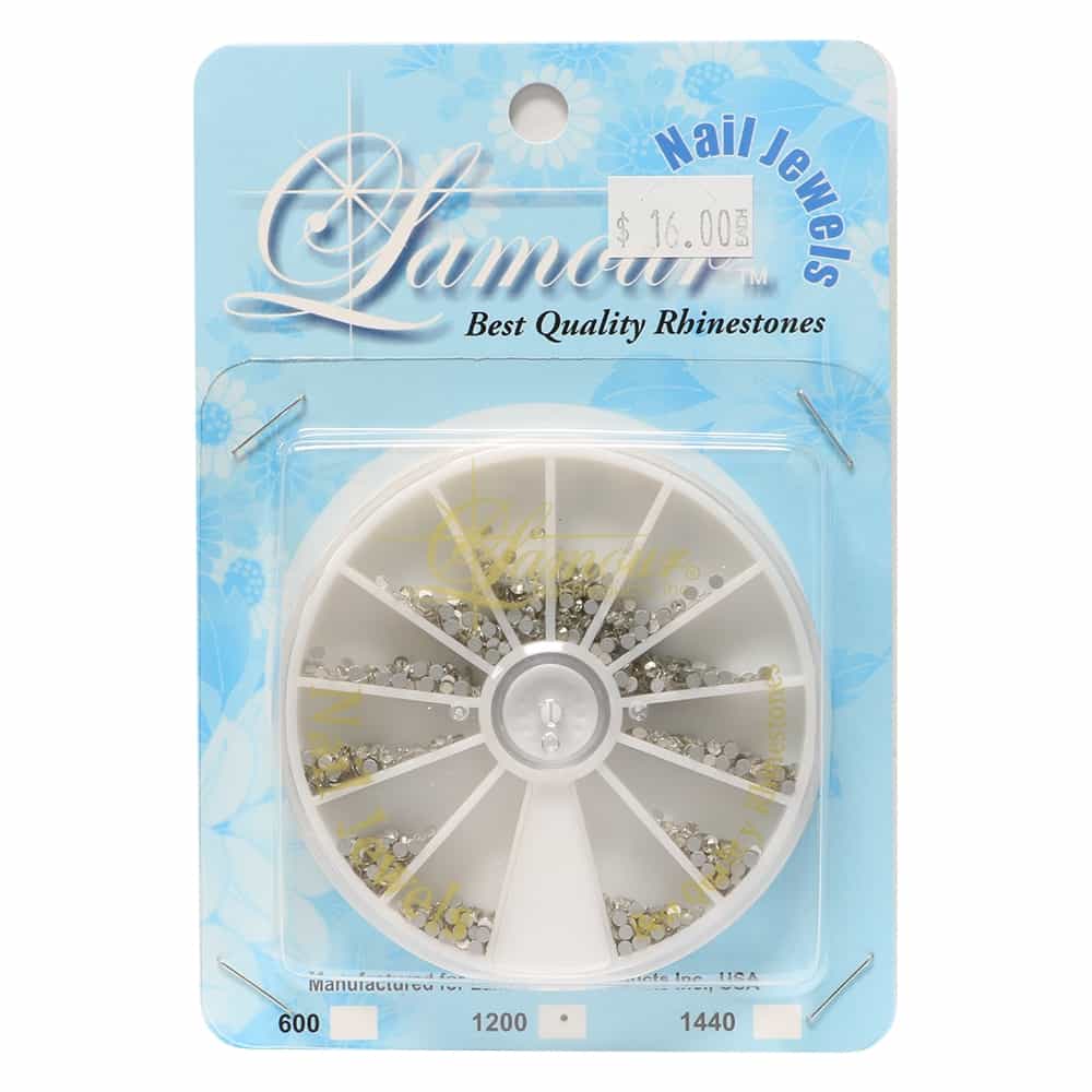 Light Blue Lamour Rhinestones Crystal Clear 1200 pcs SS6 16334