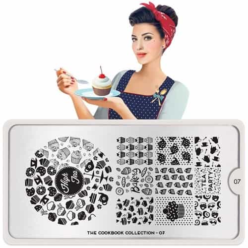 White Smoke MoYou Nail Art Plate Collection Cookbook 07