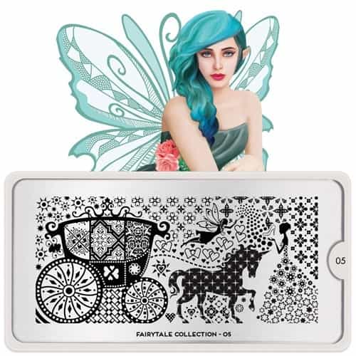White Smoke MoYou Nail Art Plate Collection Fairy Tale 05