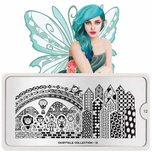 White Smoke MoYou Nail Art Plate Collection Fairy Tale 12