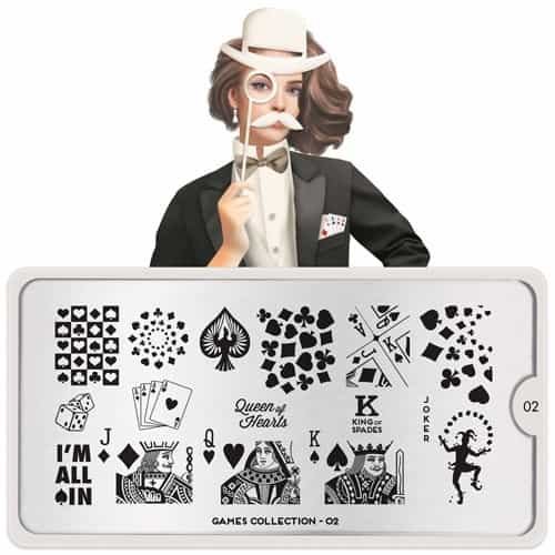 White Smoke MoYou Nail Art Plate Collection Games 02