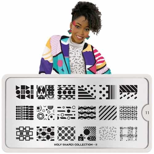 White Smoke MoYou Nail Art Plate Collection Holy shapes 11