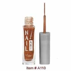 White Smoke Nubar Nail Art Strippers Orange Glitter A110