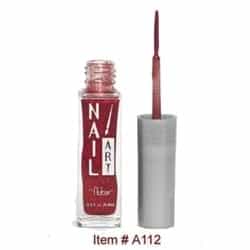 White Smoke Nubar Nail Art Strippers Red Glitter A112