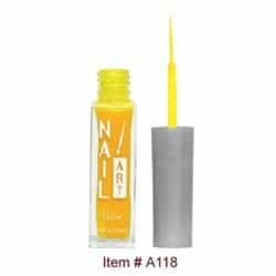 White Smoke Nubar Nail Art Strippers Neon Yellow A118