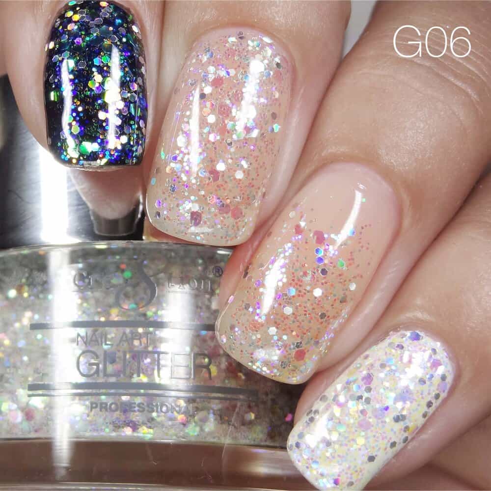 Tan Cre8tion Nail Art Glitter 1 fl oz/30g Glitter 06