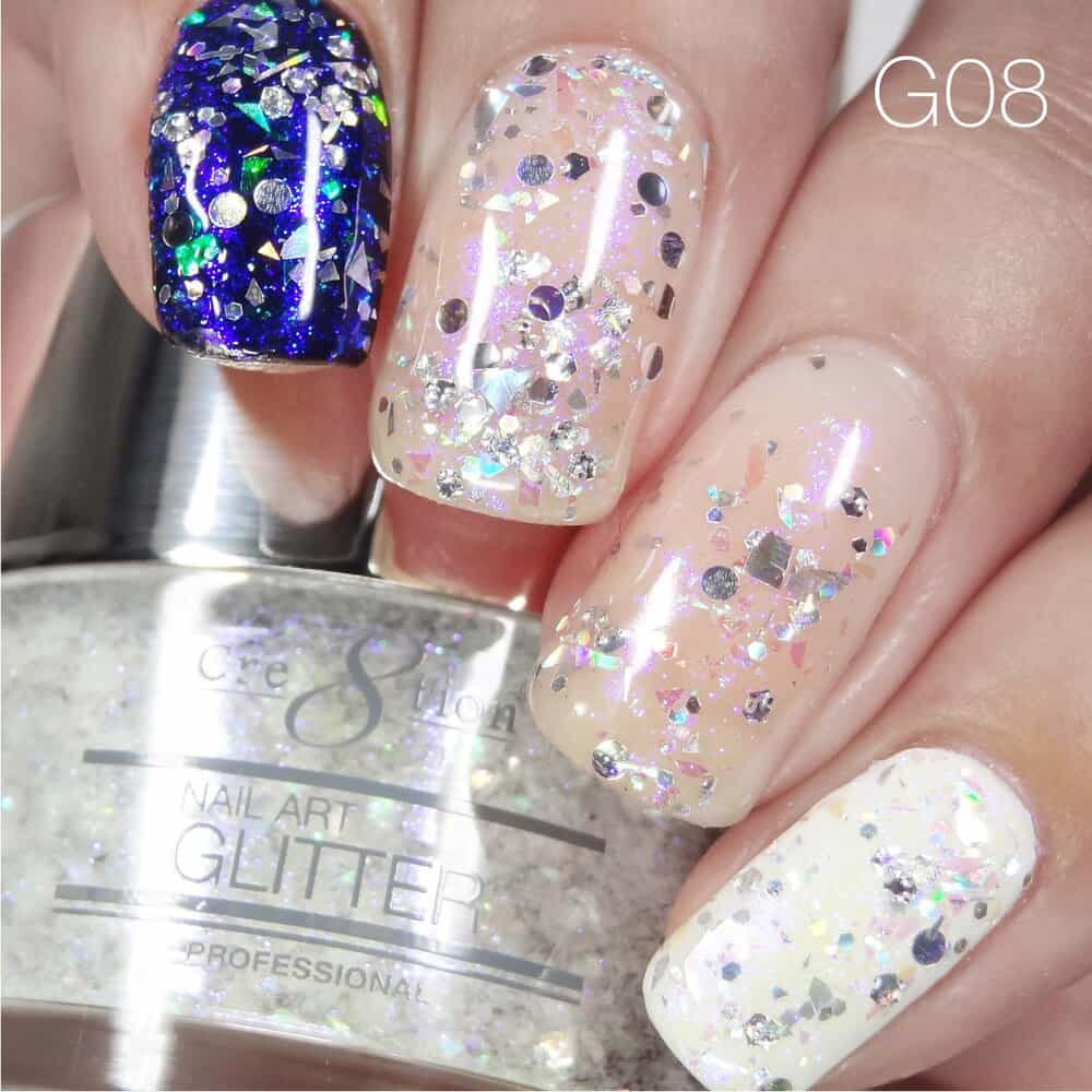 Tan Cre8tion Nail Art Glitter 1 fl oz/30g Glitter 08