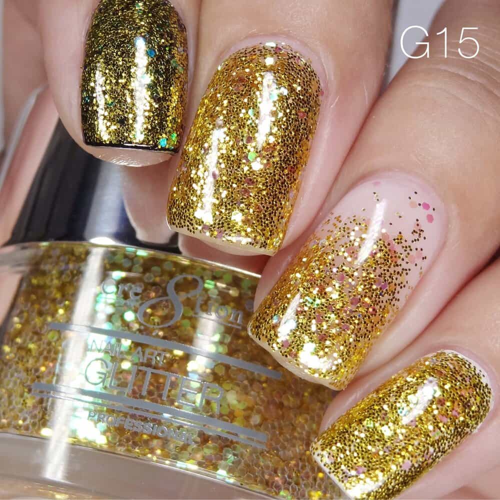 Tan Cre8tion Nail Art Glitter 1 fl oz/30g Glitter 15