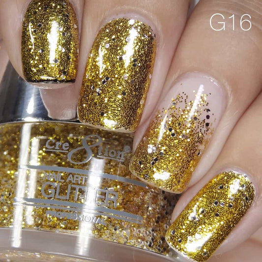 Rosy Brown Cre8tion Nail Art Glitter 1 fl oz/30g Glitter 16