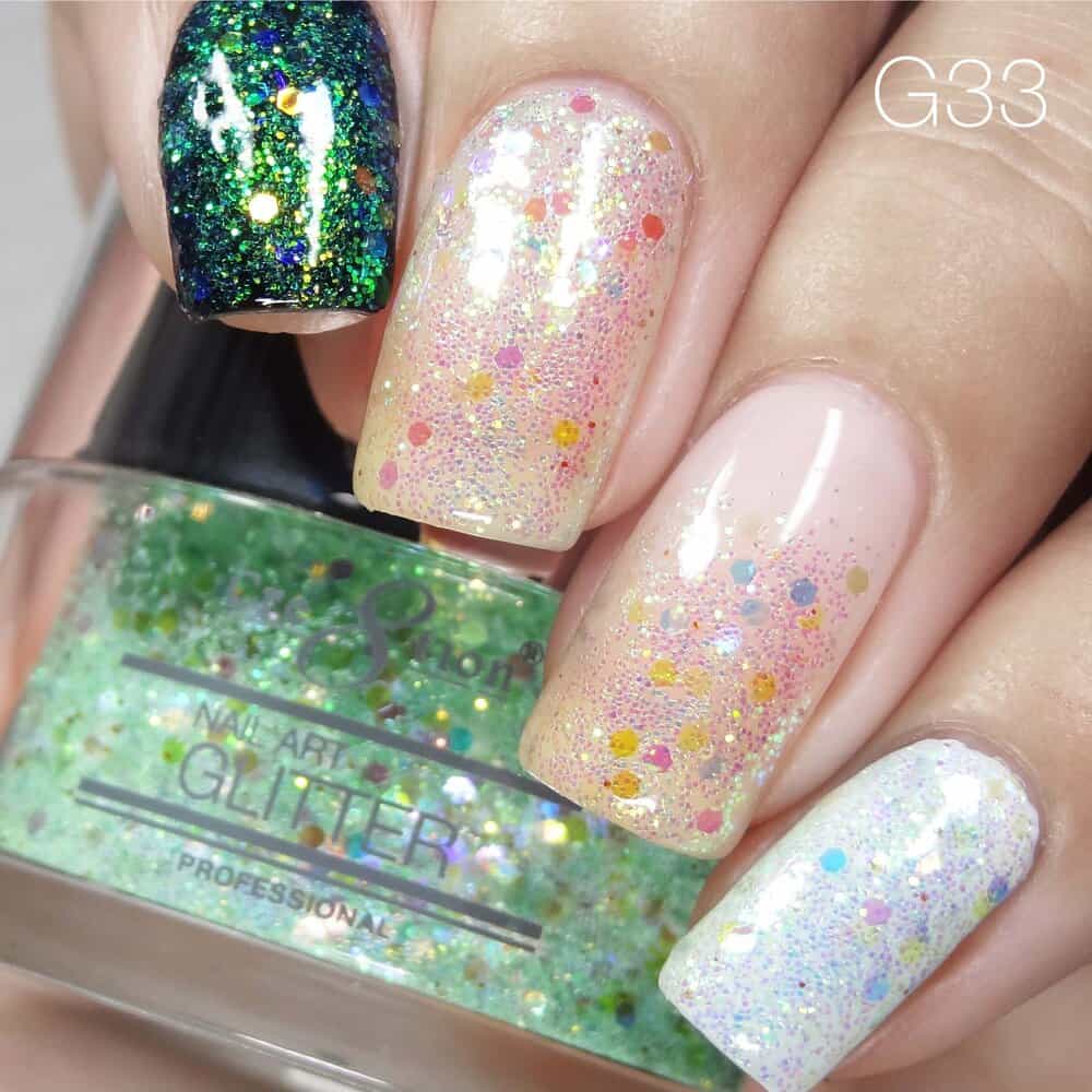 Tan Cre8tion Nail Art Glitter 1 fl oz/30g Glitter 33