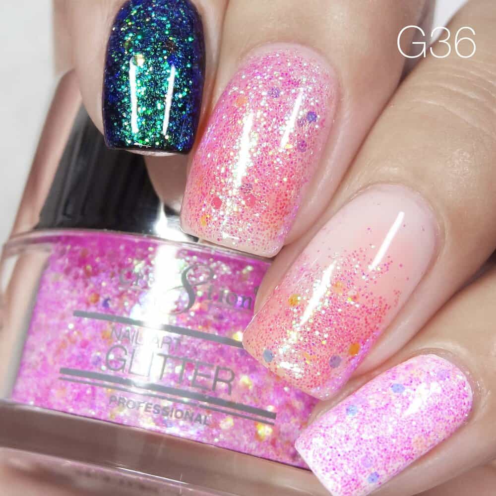 Tan Cre8tion Nail Art Glitter 1 fl oz/30g Glitter 36