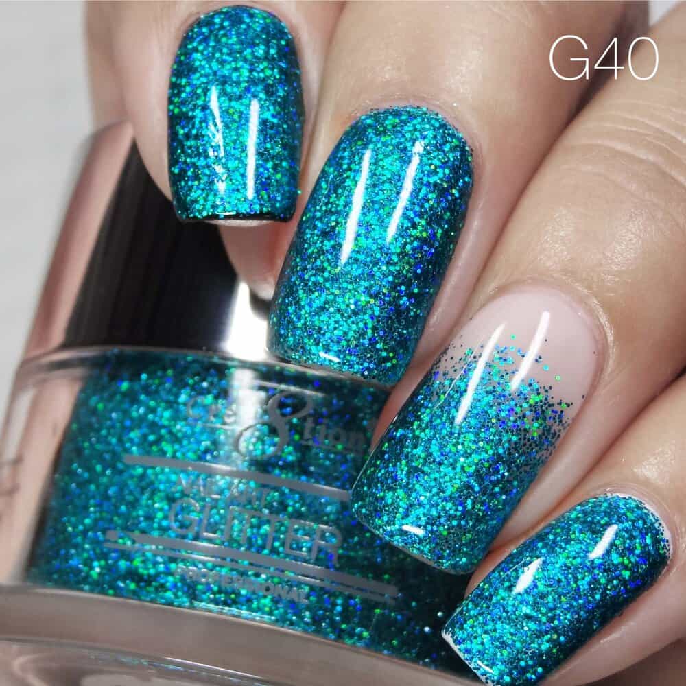 Gray Cre8tion Nail Art Glitter 1 fl oz/30g Glitter 40