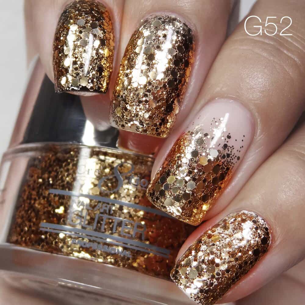 Dim Gray Cre8tion Nail Art Glitter 1 fl oz/30g Glitter 52