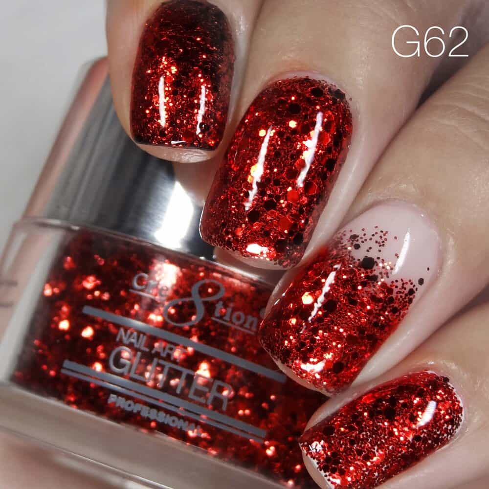Rosy Brown Cre8tion Nail Art Glitter 1 fl oz/30g Glitter 62