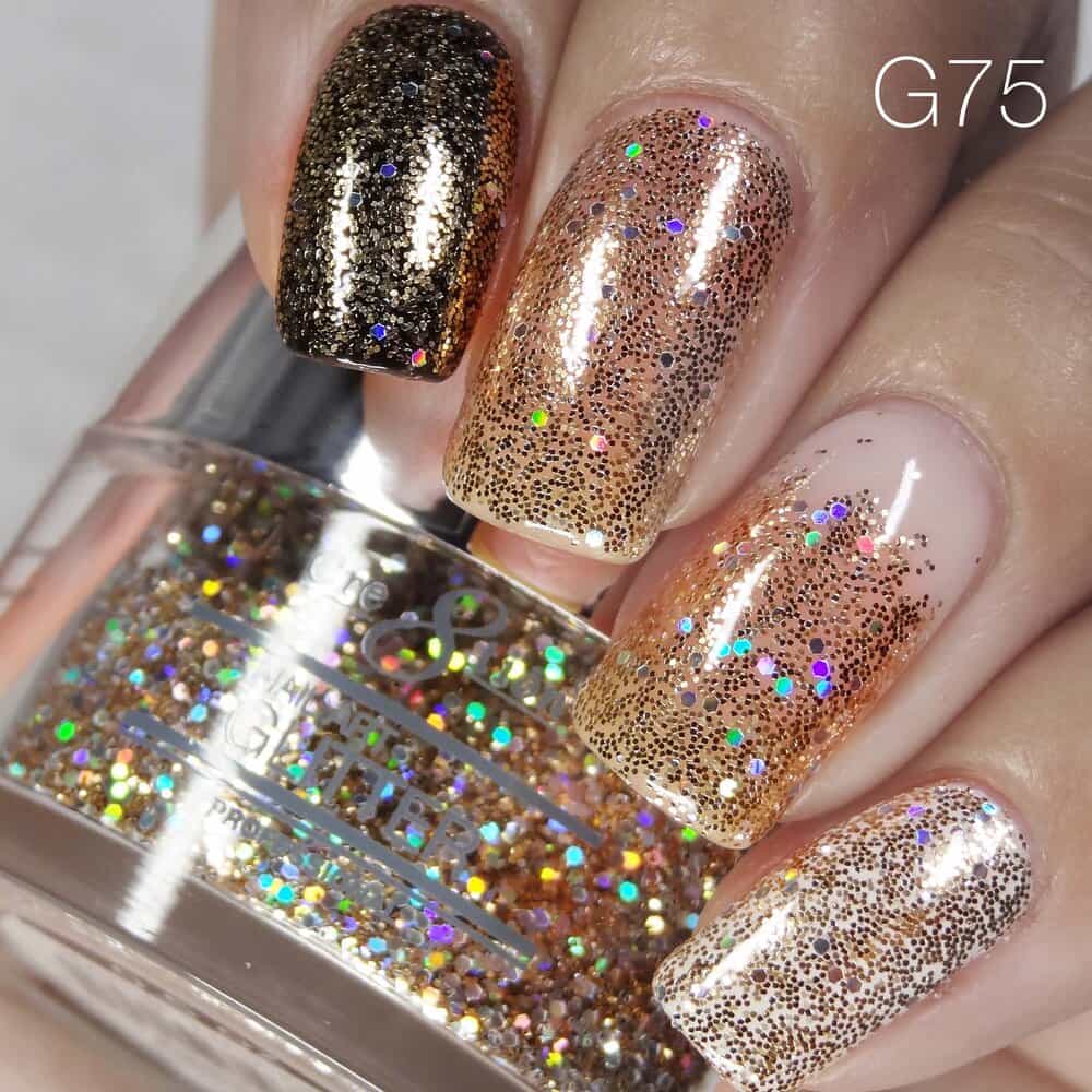 Rosy Brown Cre8tion Nail Art Glitter 1 fl oz/30g Glitter 75