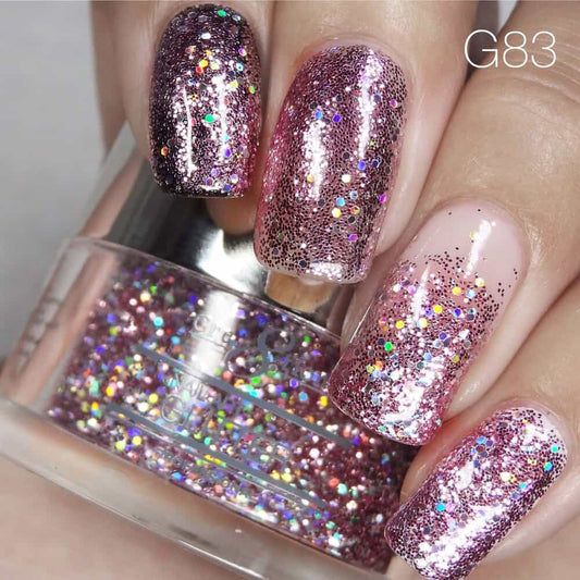 Rosy Brown Cre8tion Nail Art Glitter 1 fl oz/30g Glitter 83