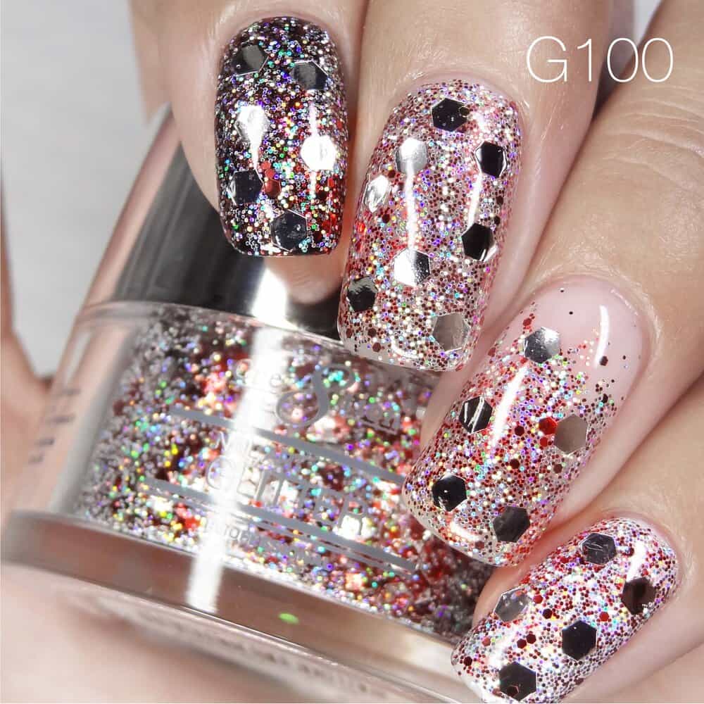 Tan Cre8tion Nail Art Glitter 1 fl oz/30g Glitter 100