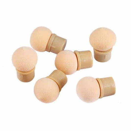 White Smoke Reusable Sponge Heads 6 pcs For Painting Brush