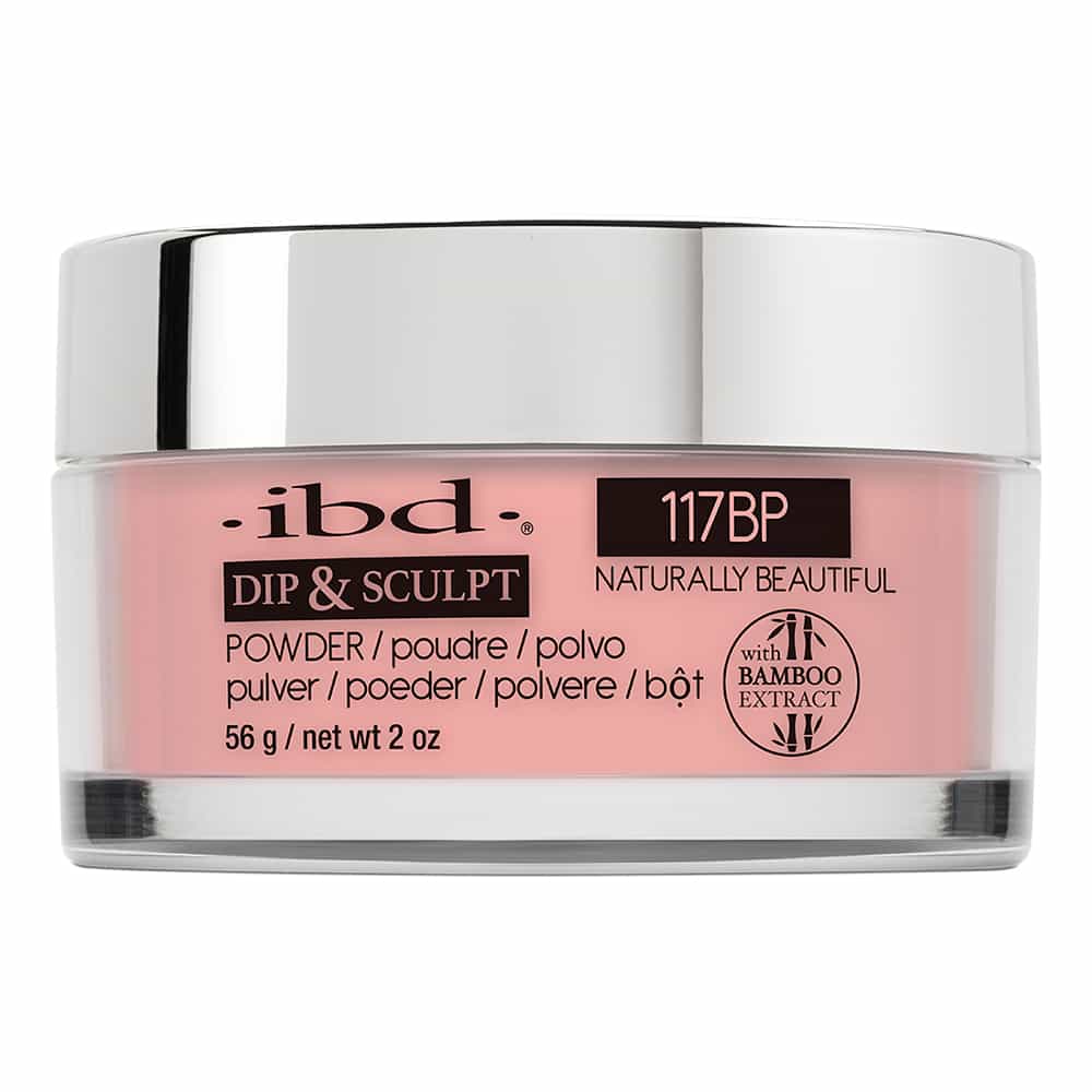 Light Gray IBD Dip&Sculpt Powder 2 oz Naturally Beautiful 117BP 25915