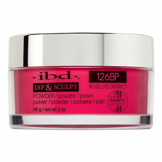 Light Gray IBD Dip&Sculpt Powder 2 oz/56 g Rose Lite District 126BP