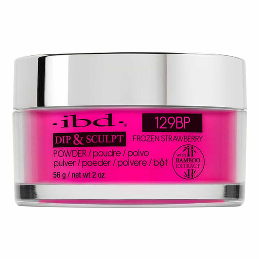 Light Gray IBD Dip&Sculpt Powder 2 oz/56 g Frozen Strawberry 129BP