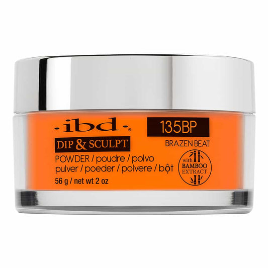Light Gray IBD Dip&Sculpt Powder 2 oz/56 g Brazen Beat 135BP