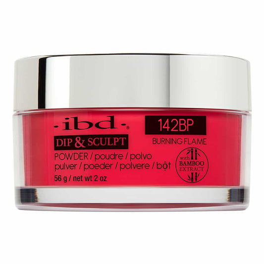 Light Gray IBD Dip&Sculpt Powder 2 oz/56 g Burning Flame 142BP