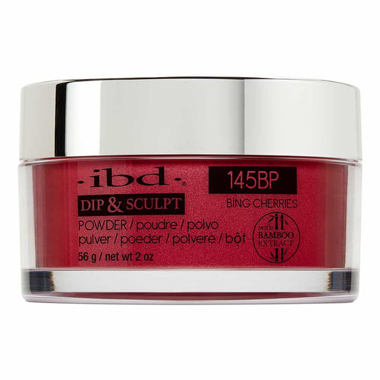 Light Gray IBD Dip&Sculpt Powder 2 oz/56 g Bing Cherries 145BP