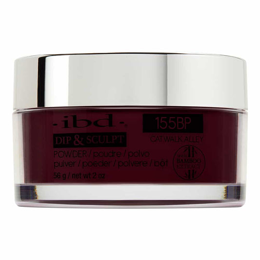 Black IBD Dip&Sculpt Powder 2 oz/56 g Catwalk Alley 155BP 19263