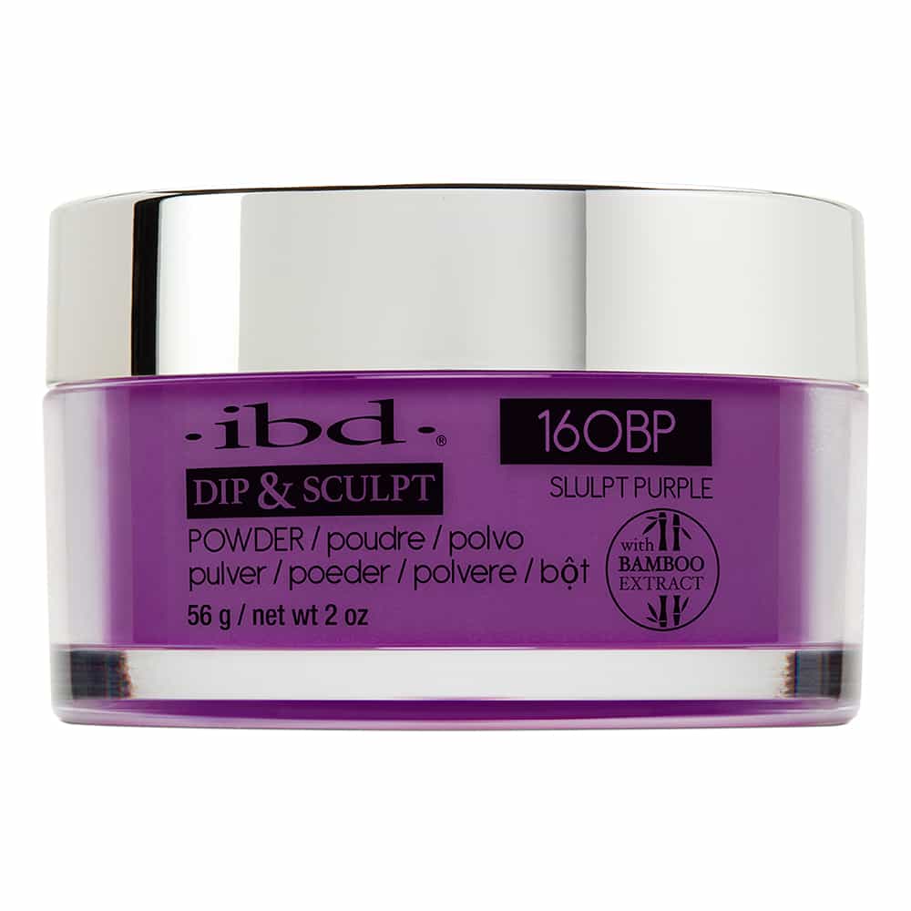 Light Gray IBD Dip&Sculpt Powder 2 oz/56 g Slurple Purple 160BP