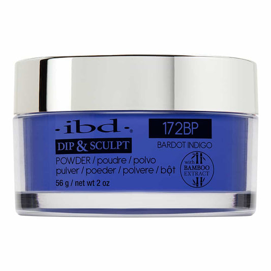 Light Gray IBD Dip&Sculpt Powder 2 oz/56 g Bardot Indigo 172BP
