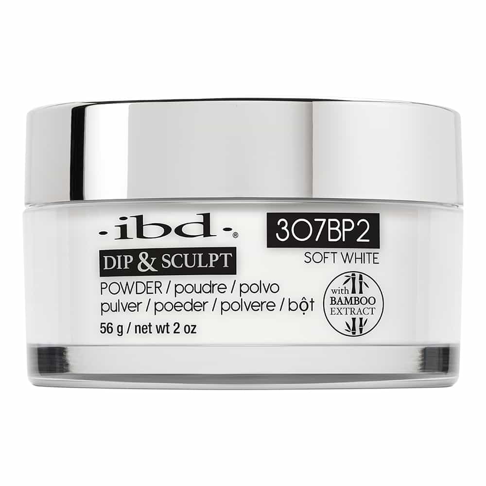 Lavender IBD Dip&Sculpt Powder 2 oz/56 g Soft White 307BP2