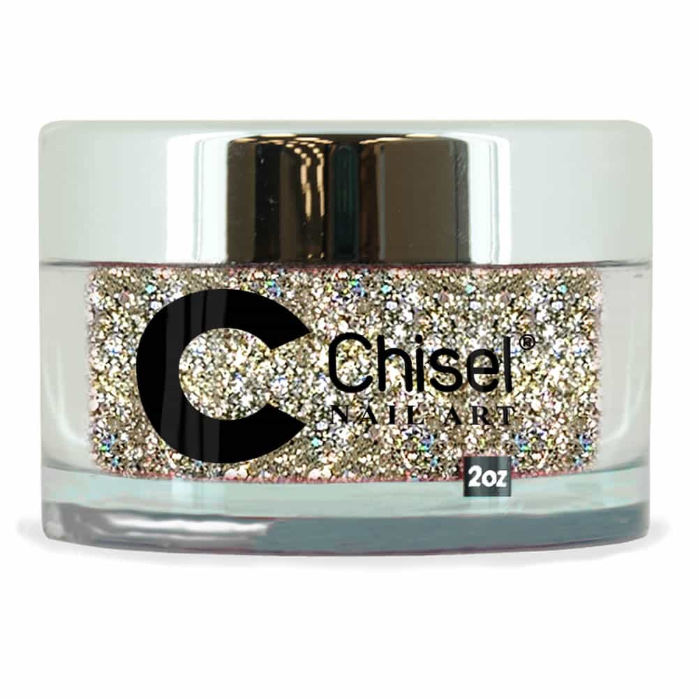 Light Gray Chisel Dip Powder Glitter 2 fl oz - GL26