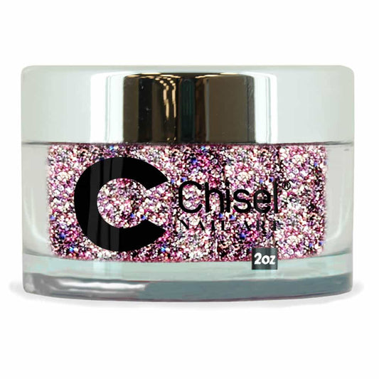 Light Gray Chisel Dip Powder Glitter 2 fl oz - GL35