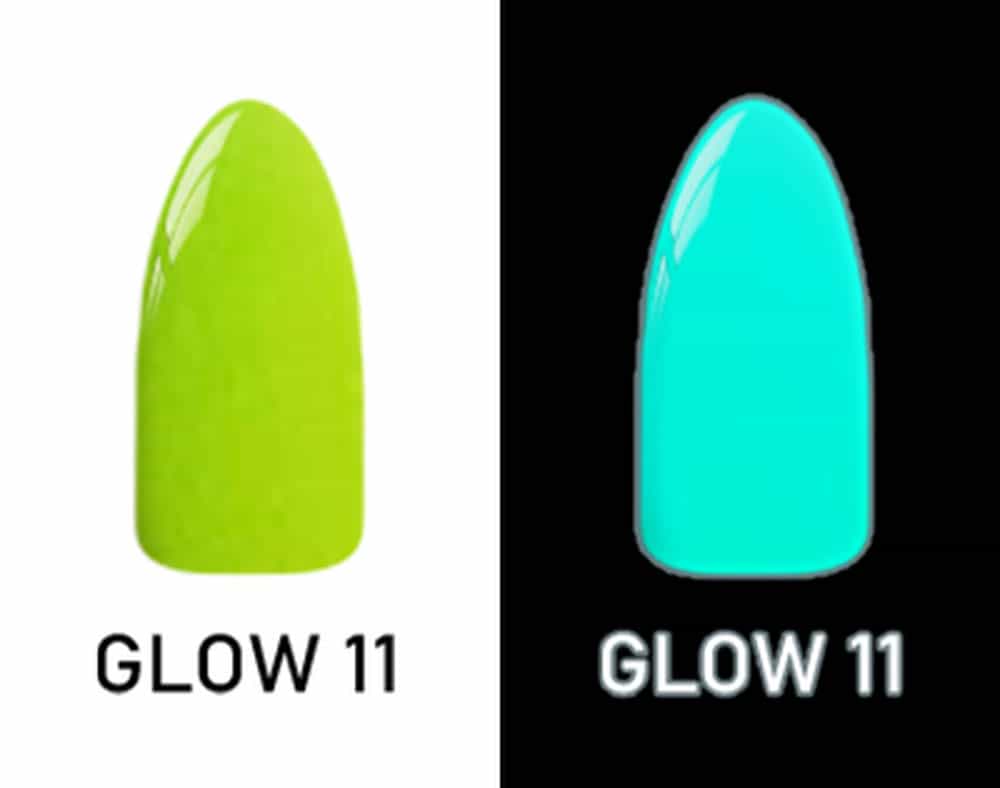 Black Chisel Powder Glow In Dark 2 fl oz - GLOW 11