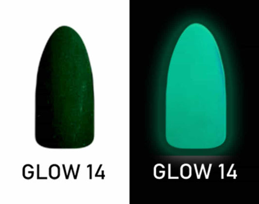 Black Chisel Powder Glow In Dark 2 fl oz - GLOW 14