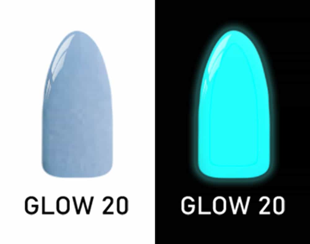 Black Chisel Powder Glow In Dark 2 fl oz - GLOW 20