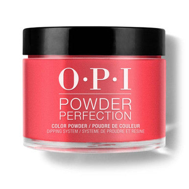 Polvo de color OPI para inmersión, 1.5 oz, Red Hot Rio DPA70
