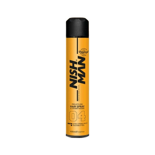 Goldenrod Nishman  Extra Hold Spray  400ml  Gold