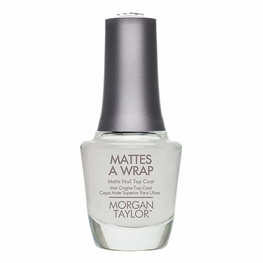 White Smoke Morgan Taylor Mattes A Wrap Matte Top Coat 0.5 fl oz - 51003