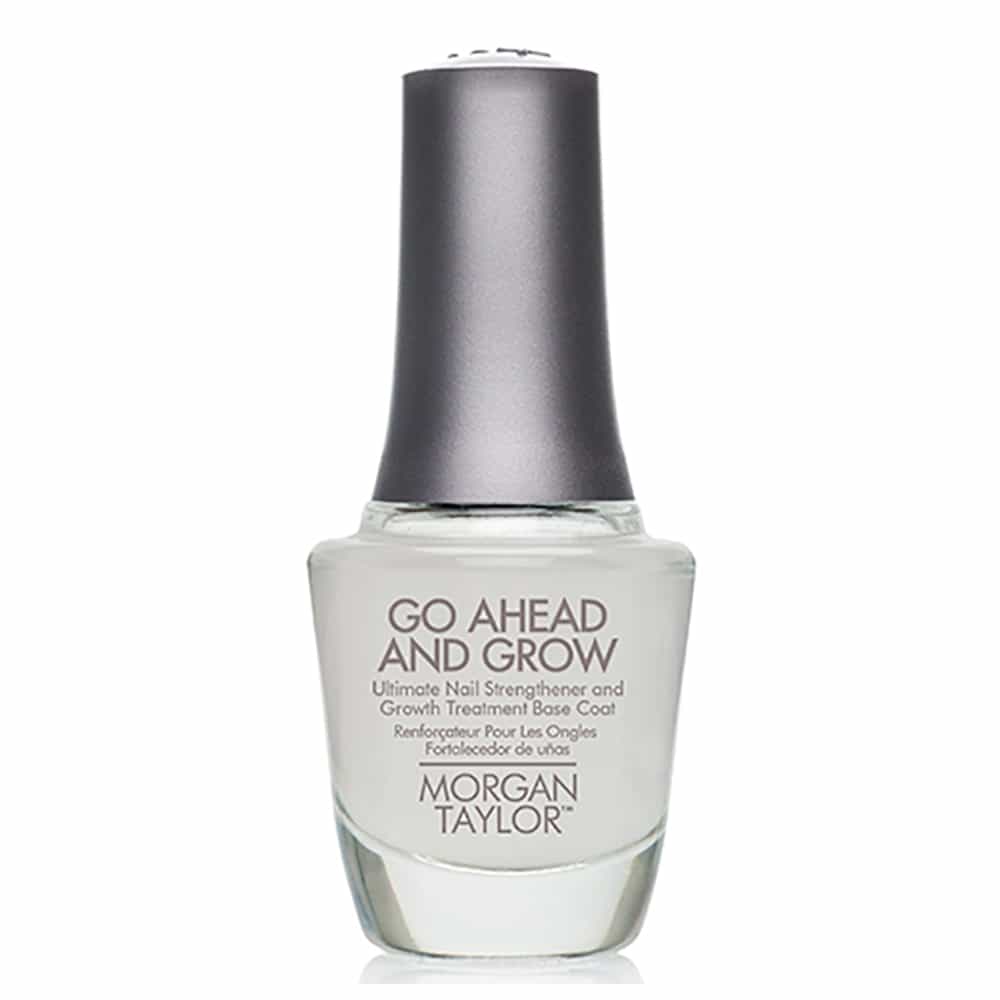 White Smoke Morgan Taylor Go Ahead And Grow Base Coat 0.5 fl oz - 51004